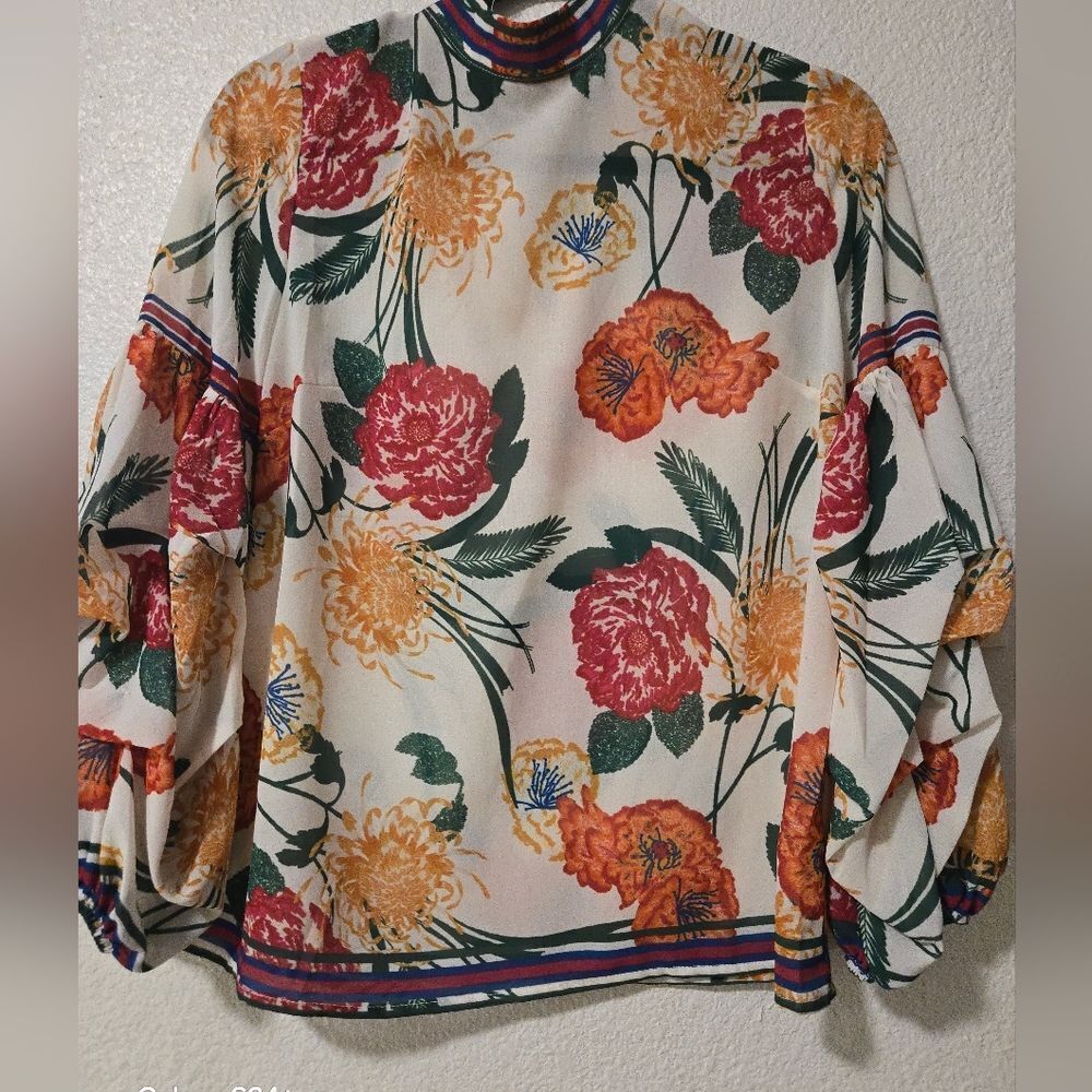 Jealous Tomato Multicolor Floral Blouse